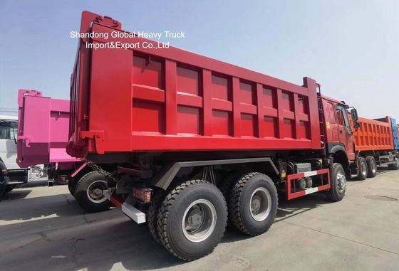 Heavy Duty HOWO 8×4 Dump Truck mit 420 PS Motor und verstärktem Chassis für den Bergbau in Tansania