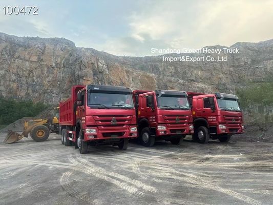 Heavy Duty HOWO 8×4 Dump Truck mit 420 PS Motor und verstärktem Chassis für den Bergbau in Tansania