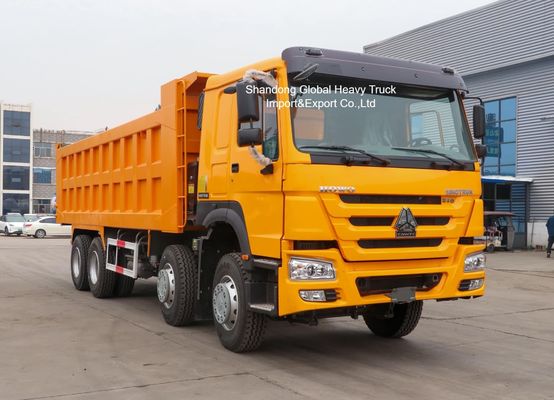 Zuverlässiger HOWO 8x4 Kipper mit 420 PS Motor und 30-45 CBM Kapazität für Schwertransporte in Tansania