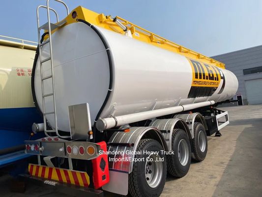 40 Cubic Tank 3 Axles Aluminum Alloy Fuel Tanker Semi Trailer for Long-distance Transportation