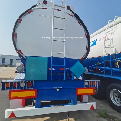 3-Achsen-45000L-Kohlenstoffstahl-Tankauflieger für Kraftstoff