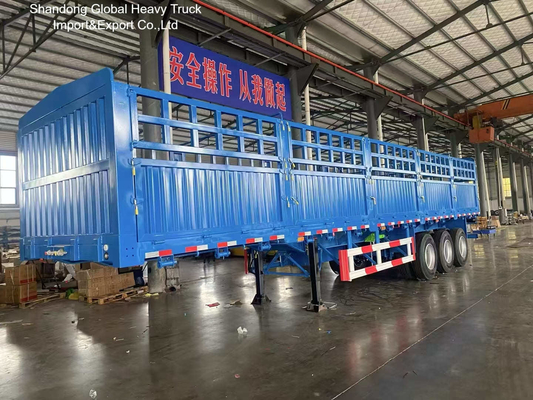 3-Achsen 60-Tonnen-Viehtransporter-Sattelauflieger mit Gitteraufbau