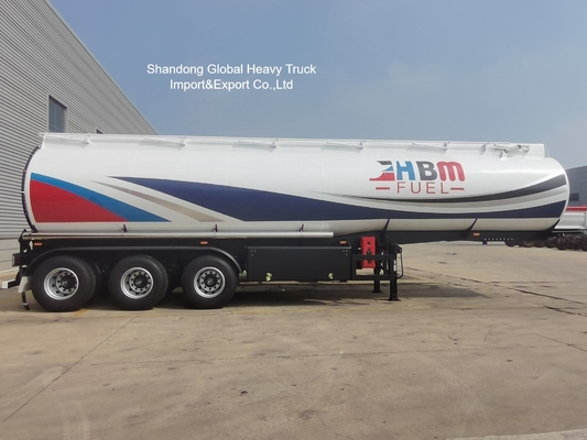 3-Achsen-Stahl-Öltankauflieger 45000L Kraftstofftank