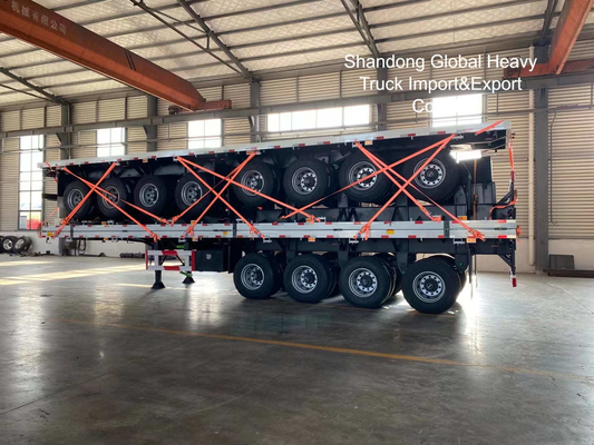 3-Achs-Planenauflieger 40-60t Kapazität für Gütertransport