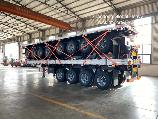 3-Achs-Planenauflieger 40-60t Kapazität für Gütertransport