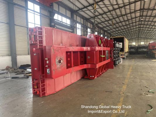 Halbanhänger mit niedrigem Ladegehalt für den Transport schwerer Güter mit 3 Achsen, 60 t