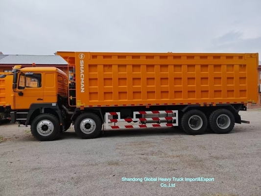 Shacman F3000 8×4 Kipper-LKW mit 400 PS Dieselmotor und Frontaufzug für Schwerlastbau