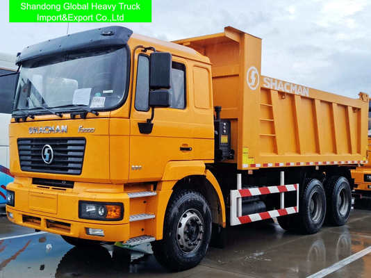 Neuer oder gebrauchter Shacman Dump Truck 6x4 Dumpper mit Euro 2 Emission 10 Vorwärtsgetriebe und 8329x2490x3450mm Spezifikation