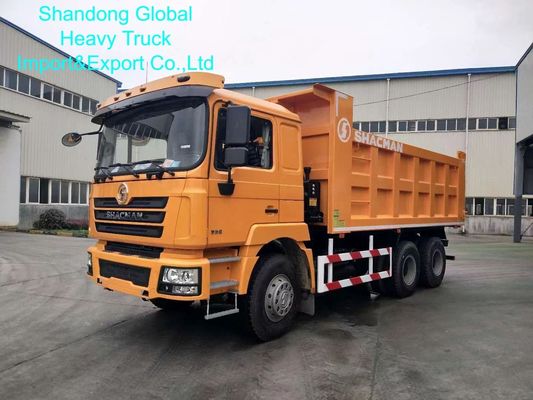 Shacman F3000 6X4 Kipper-LKW mit 400L Kraftstofftank, Weichai 380PS Motor und 9/12-Gang-Schaltgetriebe