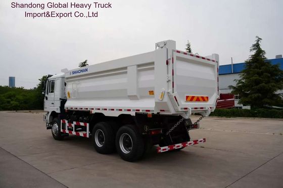 Shacman F3000 Schwerlast-Dump Truck mit FAST 12-Gang-Handgetriebe MAN 16T Hinterachsen und 400L Aluminium-Legierung Tank