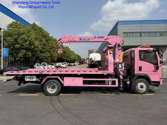 New 12t Left-Hand Drive Boom Truck Crane with 360° Rotation and 7-9 Meters Lifting Height