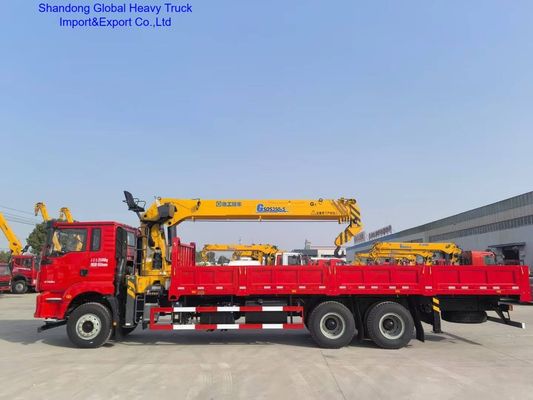 Shacman 14ton 6×4 350HP Boom Truck Crane with Straight Arm and New Condition for Heavy-Duty Lifting