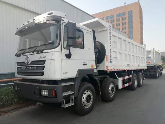 New Shacman F3000 8x4 Heavy Duty Dump Truck with 420hp Engine and 40 Tons Loading Capacity Reinforced Steel Cargo Box