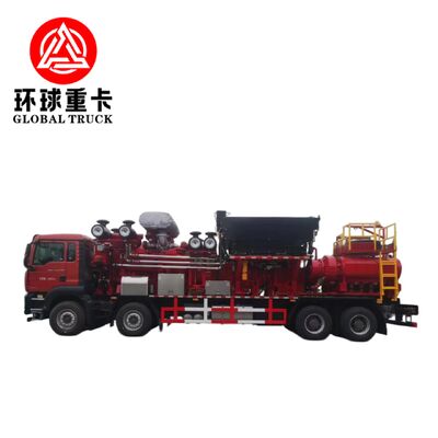 2800-PS-Ölfeld-Fracking-Einheit LKW mit Hochdruck-Plungerpumpe und 8x6-Antriebskonfiguration für Ölbohrungen