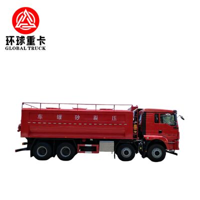 Euro 6 Shacman 8×4 Fracturing Sand Tanker Lorry with 20,000L Tank Volume for Oilfield Stimulation
