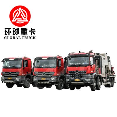 HOWO Foton Ford 8×6 Antriebsrad Euro 6 Emissionsstandard Fracking Sand Tanker Truck mit 1697L/Min Maximalpumpenverlagerung