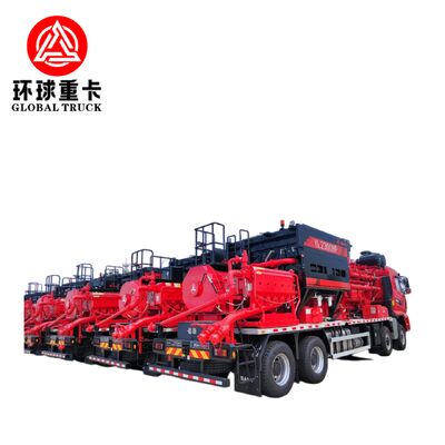 Shacman 8x6 Ölfeld-Fracking-LKW mit Euro 6 Dieselmotor und 1697L/Min Pumpenverdrängung