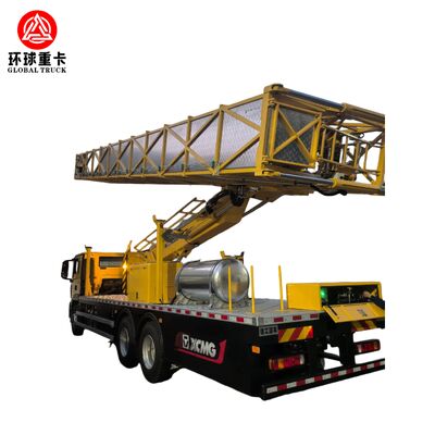 HOWO Sinotruk Sitrak Diesel Powered Bridge Inspection Vehicle with Folding Boom Lift and Euro 5/6 Engine for 14-22 Meters Working Depth