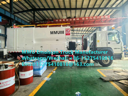Superior quality China made TREAD 15/20/25/30Ton on-site mixing and charging machine emulsion Bulk ANFO explosive Trucks Mongolia CONGO DRC PERU GHANA ZIMBABWE Mining Blast MMU