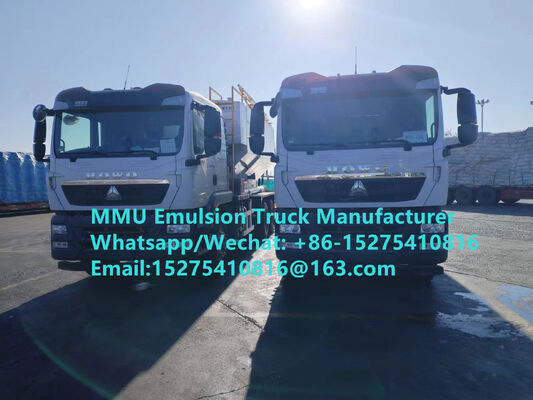 Kosteneffiziente angepasste TREAD 15/20/25/30 Tonnen Misch- und Lademulsion Massen ANFO Lastwagen mobile Sprengstoffe Herstellungsstätte Монгол НЭГ DRC PERU GHANA ZIMBABWE Bergbau Sprengdienst MMU