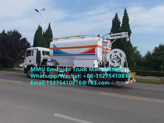 Hochkosteneffizienter HOWO 15T GLOBAL-BCRH-15 Emulsions-LKW für die Mischung und Beladung vor Ort, LKW für die Massenbeladung von Sprengstoffen, Mongolischer Bergbau-Sprengservice, Kasachstan, Usbekistan, Indonesien, Kongo, DR Kongo, Guinea, MMU