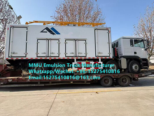 GUTE SPRENGQUALITÄT UND SICHERHEIT 20-TONNEN-EMULSIONSBASIERTES BULK-SPRENGSTOFFFAHRZEUG FÜR NASSE ODER TROCKENE SPRENGLÖCHER MONGOLIA, KASACHSTAN, USBEKISTAN, INDONESIEN, KONGO-DRK, SAMBIA, TANSANIA, GUINEA
