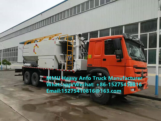 Mischen und Laden vor Ort Multifunktionale Schwere Ammoniumöl-Explosivstoffe Lastwagen 15/20/25Ton Schwere Emulsion ANFO Lastwagen MMU MEMU Russland/Kasachstan/Usbekistan/Indonesien/Guinea Mining Blasting Service