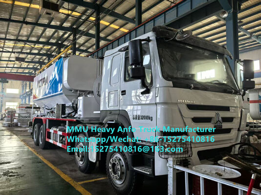 Sicherheitsmischung und Ladung von multifunktionalen schweren Ammoniumohlenexplosivstoffen Lastwagen 15/20/25 Tonnen Schwere Emulsion ANFO Lastwagen MMU MEMU Russland/Kasachstan/Usbekistan/Indonesien/Guinea Mining Blasting Service