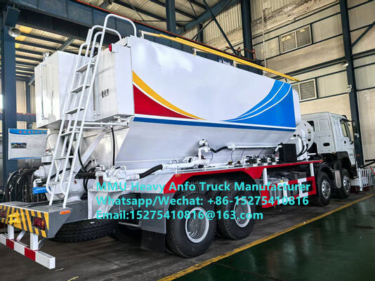 Billig Preis Mischen und Aufladen Multifunktionales Schweres Ammoniumohlenexplosiver Lastwagen 15/20/25Ton Schwere Emulsion ANFO Lastwagen Russland/Kasachstan/Usbekistan/Indonesien/Guinea Bergbau Blasting Service