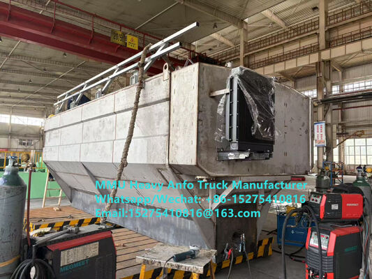 Sicherheitsmischung und Ladung von multifunktionalen schweren Ammoniumohlenexplosivstoffen Lastwagen 15/20/25 Tonnen Schwere Emulsion ANFO Lastwagen MMU MEMU Russland/Kasachstan/Usbekistan/Indonesien/Guinea Mining Blasting Service