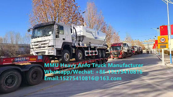 Orica Bulk LKW Misch- und Ladewagen Multifunktionsschwere Ammoniumohlenexplosive LKW 15/20/25Ton Schwere Emulsion ANFO LKW Russland/Kasachstan/Usbekistan/Indonesien/Guinea Bergbau Blasting Service