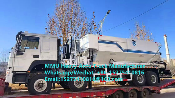 Intelligente HOWO-Mischung und Ladung von multifunktionalen schweren Ammoniumöl-Explosivstoffen Lastwagen 15/20/25 Tonnen Schwere Emulsion ANFO-Lkw Russland/Kasachstan/Usbekistan/Indonesien/Guinea Bergbausprengdienst