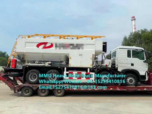 Super-Performance HOWO Mischen und Aufladen von multifunktionalen schweren Ammoniumohlenexplosivstoffen Lastwagen 15/20/25Ton Schwere Emulsion ANFO Lastwagen Zambia/Zimbabwe/Tansania/Ghana/Guinea/Peru Bergbau Blasting Service