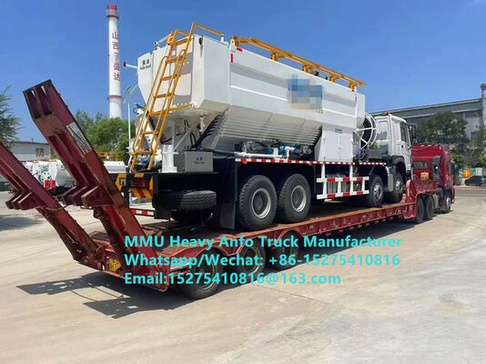 Mischen und Laden von multifunktionalen schweren Ammoniumöl-Sprengstoffen mit geringem Sprengstoffrückstand LKW 15/20/25 Tonnen schwerer ANFO-Emulsions-LKW Bergbau-Sprengdienst für Sambia/Simbabwe/Tansania/Ghana/Guinea/Peru