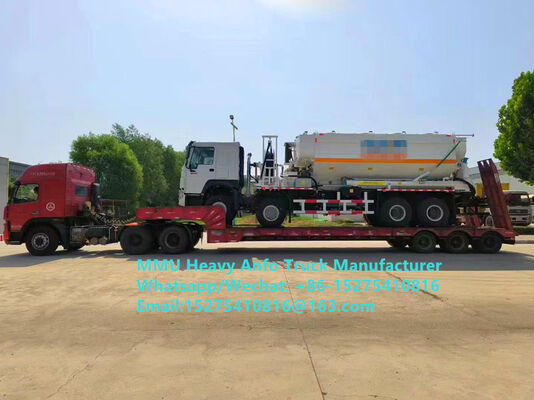 Mischen und Laden von multifunktionalen schweren Ammoniumöl-Sprengstoffen mit geringem Sprengstoffrückstand LKW 15/20/25 Tonnen schwerer ANFO-Emulsions-LKW Bergbau-Sprengdienst für Sambia/Simbabwe/Tansania/Ghana/Guinea/Peru