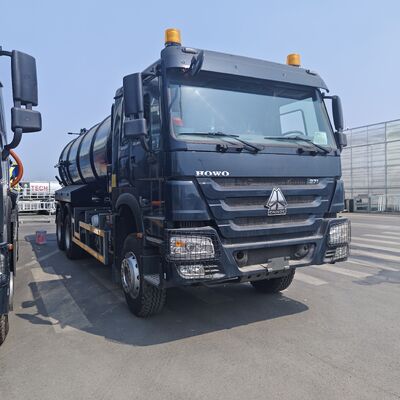 HOWO 15CBM Vakuum-Abwassersauger mit 6×4 Antrieb und 266 PS Motorleistung für die Reinigung von kommunalen und industriellen Abfällen