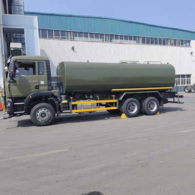 HOWO TX 6×4 Wassertankwagen mit 15–20 CBM Kapazität, Hochdruck-Kreiselwasserpumpe und verstärktem Tankkörper für Staubunterdrückung und kommunale Reinigung
