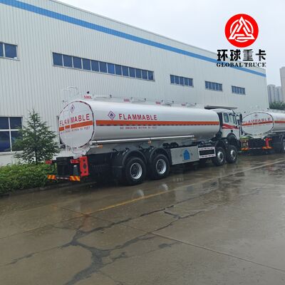 Beiben 8x8 35000L Bergbau-Kraftstoff-Tankwagen mit Schwerlastfahrgestell für Kongo Afrika
