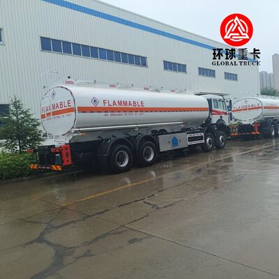 Beiben 8x8 35000L schwerer Kraftstoff-Bowser-Lkw für Bergbauarbeiten im Kongo