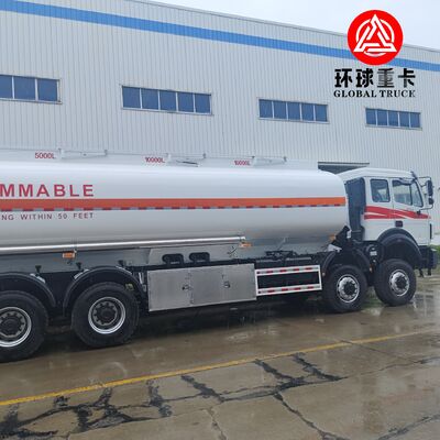 Beiben 8x8 35.000L Ölbehälter Lkw Schwerlastkraftstoffbehälter Lkw für Bergbauprojekte im Kongo