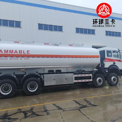 Beiben 8x8 35000L Tankwagen Schwerlast-Diesel-Tankwagen für Bergbauprojekt im Kongo