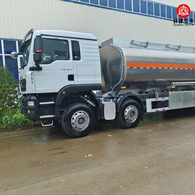 HOWO TX 8×4 Aluminum Alloy Fuel Tank Truck – SINOTRUK Fuel Bowser for Tanzania Mining and Construction