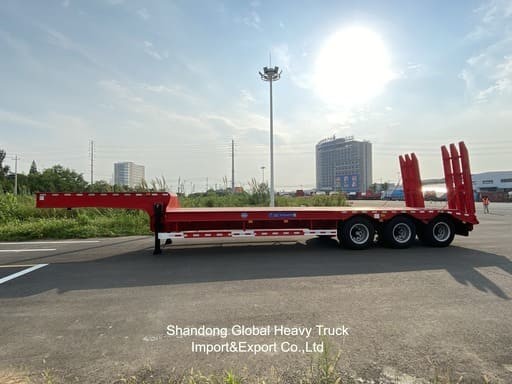 Neue Modelle von Multi-Achs-Schwerlast-Low-Flatbed-Semi-Trailern mit Direktverkauf aus der Fabrik
