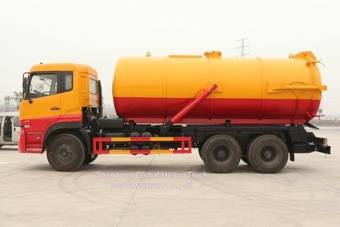 Gutes Preis Dongfeng Fahrzeuge 6*4 Saug-Abwasserbehälter Vakuumkombination Abwasserreiniger