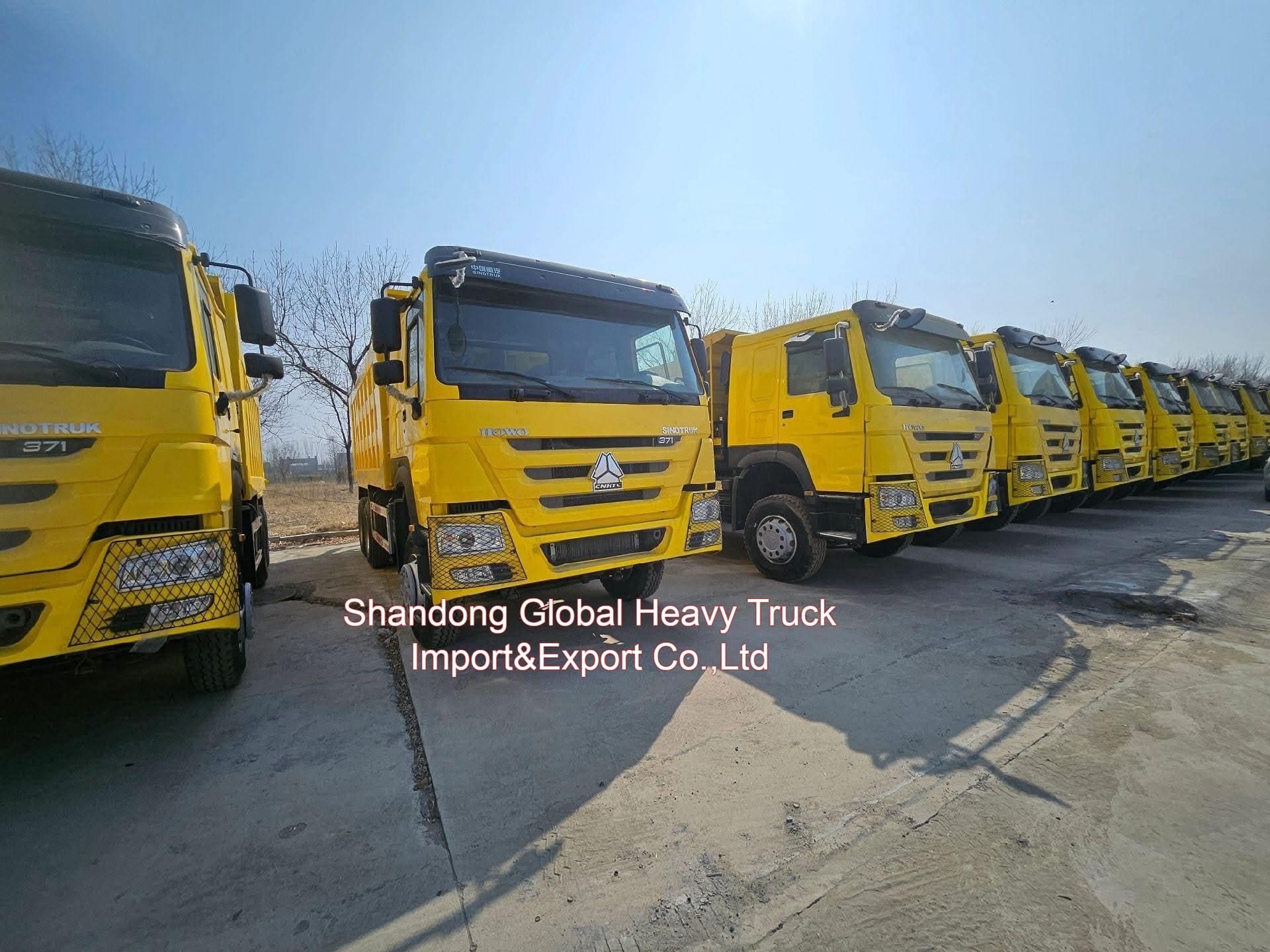 Neue Sinotruk HOWO 30 Tonnen schwere Sino-Ladung 20cbm 6X4 371HP 380HP 400HP Off-Road-Dumpper / Tipper-Dump Trucks für den Transport