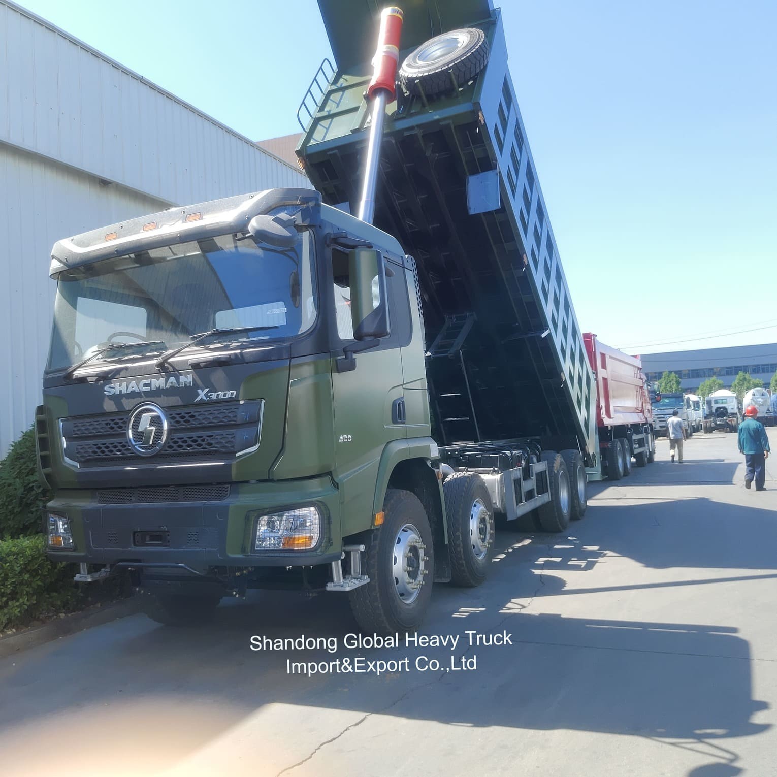 Hochleistungs-Mine Shacman 8*4 f3000 371/380/400/430HP Euro 2 Mülltransporter