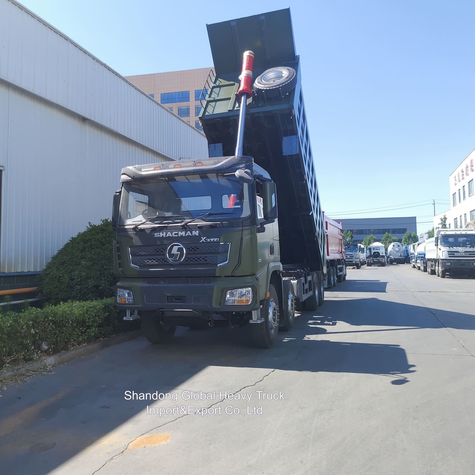 Shacman X3000 Muldenkipper 8X4 Antriebsrad Schwerlast-Kipper mit 31-40t Ladekapazität und WEICHAI WP12 / WP13 Motor