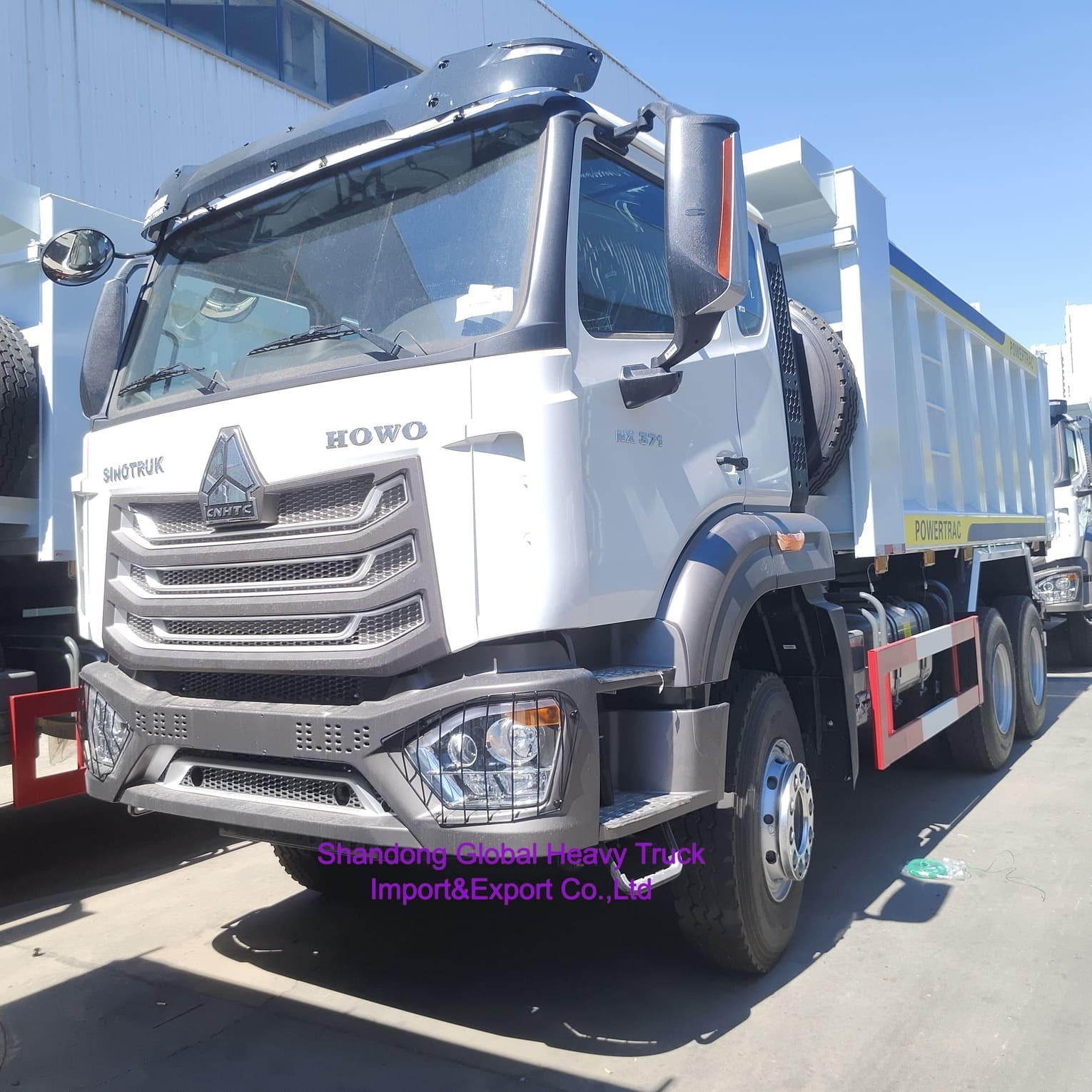 12 Räder Hohan Gebraucht Sinotruk HOWO 8X4 Ex N Nx Dump Tipper Truck 371HP 380HP