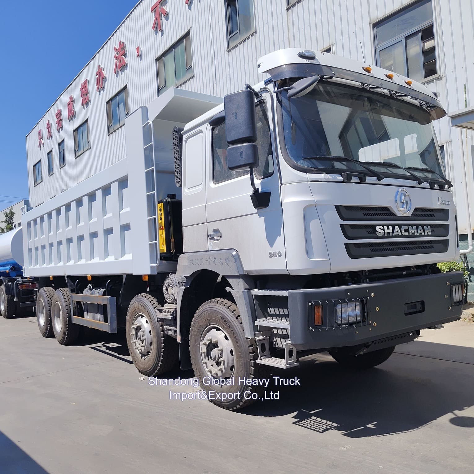Shacman 30m3 Largo Box 8X4 12 Räder Schwerlast-Dump Truck 400 PS Dieselmotor Neuer Zustand Tipper Truck