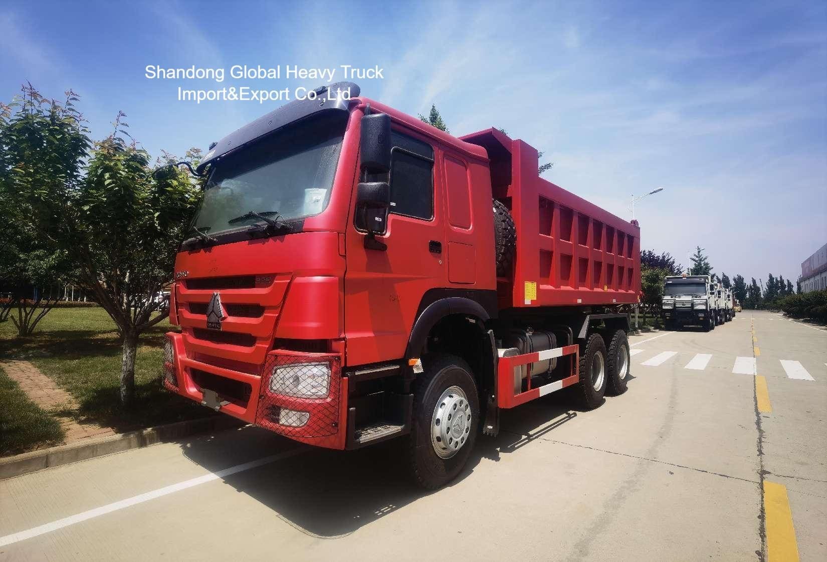 China Original Marke HOWO / Shacman 380 PS/371 PS 6X4 8X4 10/12 Räder Bergbaudump Truck
